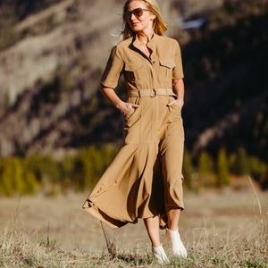 Safari style vintage dress